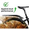 Parafango MTB RBRL a sgancio rapido Allargato Parafango Bici 24-29 Pollici Parafango Durevole per Bicicletta Protezione per Ruota Anteriore Posteriore Bicicletta