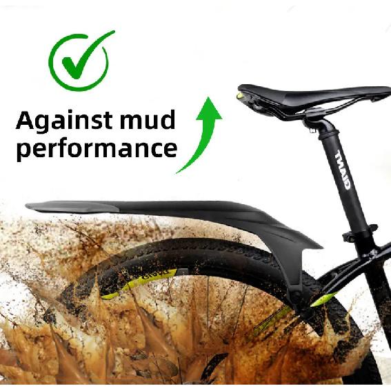 Parafango MTB RBRL a sgancio rapido Allargato Parafango Bici 24-29 Pollici Parafango Durevole per Bicicletta Protezione per Ruota Anteriore Posteriore Bicicletta