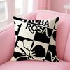 Fashion AALBA RROSA Cushion Cover Comfort Sofa Bed Silky Elegant Invisible Zipper Decorative Holiday Gifts