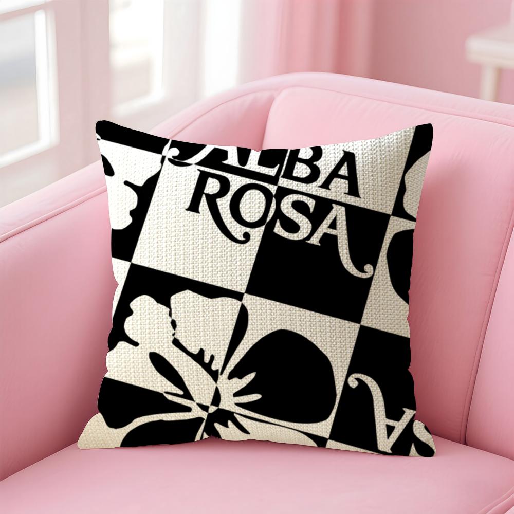 Fashion AALBA RROSA Cushion Cover Comfort Sofa Bed Silky Elegant Invisible Zipper Decorative Holiday Gifts