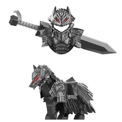 Bricks Toys Model War FQ101 FQ102 Anime Cartoon TV Dolls Wolf Mount Building Blocks for Assembling Collect Birthday Gifts Kids