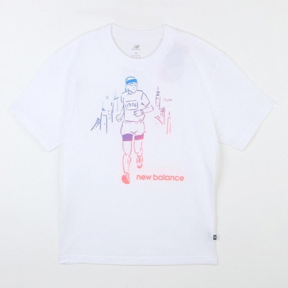 

New Balance Uni Runner Графическая футболка с коротким рукавом Nbnefcog53 10 090/size