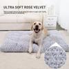 Washable Dog Bed Deluxe Plush Dog Crate Beds Fulffy Comfy Kennel Pad Anti-Slip Pet Sleeping Mat for Large, Jumbo, Medium
