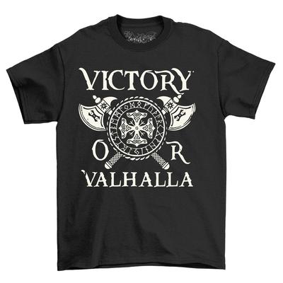 Sieg oder Walhalla Wikinger T-Shirt - Mit Stil erobern! Lustiges Unisex-T-Shirt, Idee