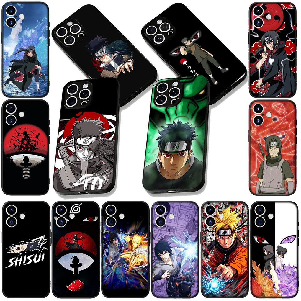 Cover for Samsung Galaxy S25 S24 S23 FE Plus Ultra S7 Edge A16 A15 5G s25+ Coque Phone Case Narutos Sasuke Uchiha Shisui Itachi