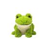 Sun Lemon Fluffy Frog Small Stuffed Animal Toy, 12.9 x 7.2 x 15cm