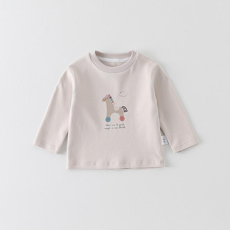Infant Boys' Cartoon Long-Sleeved T-Shirt - 2026 Spring Collection