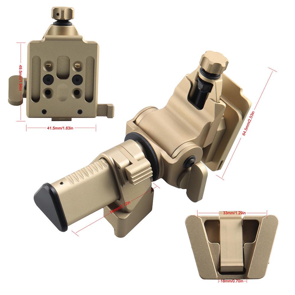 Norotos INVG Aluminum Flip-up Mount for PVS 15, 18, and 21 Night Vision Devices