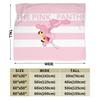Pinks Panthers Cartoon Flannel Throw Blankets Leopard Head Blanket for Sofa Office Lightweight Thin Bedding Throws,
