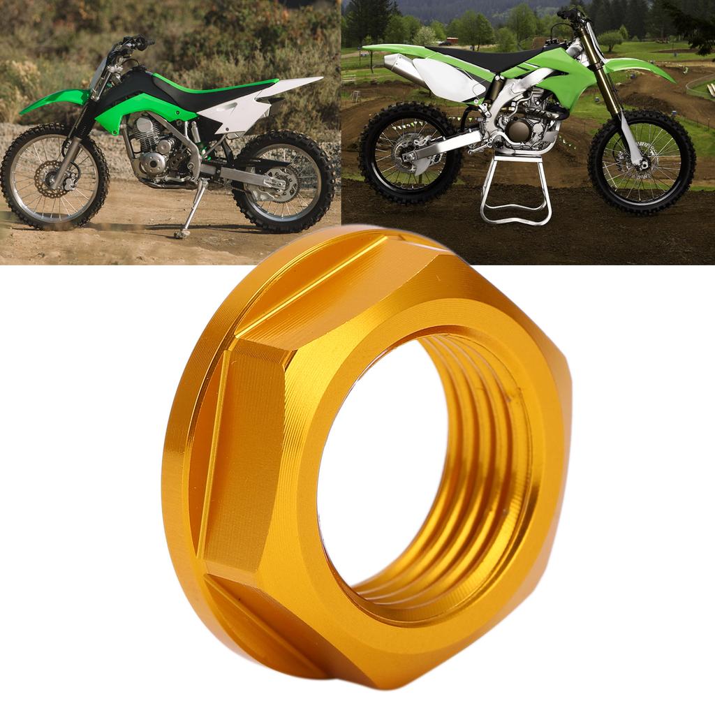Motorcycle Front Wheel Axle Nut M18x1.5 Aluminum Replacement for KLX450R 0819