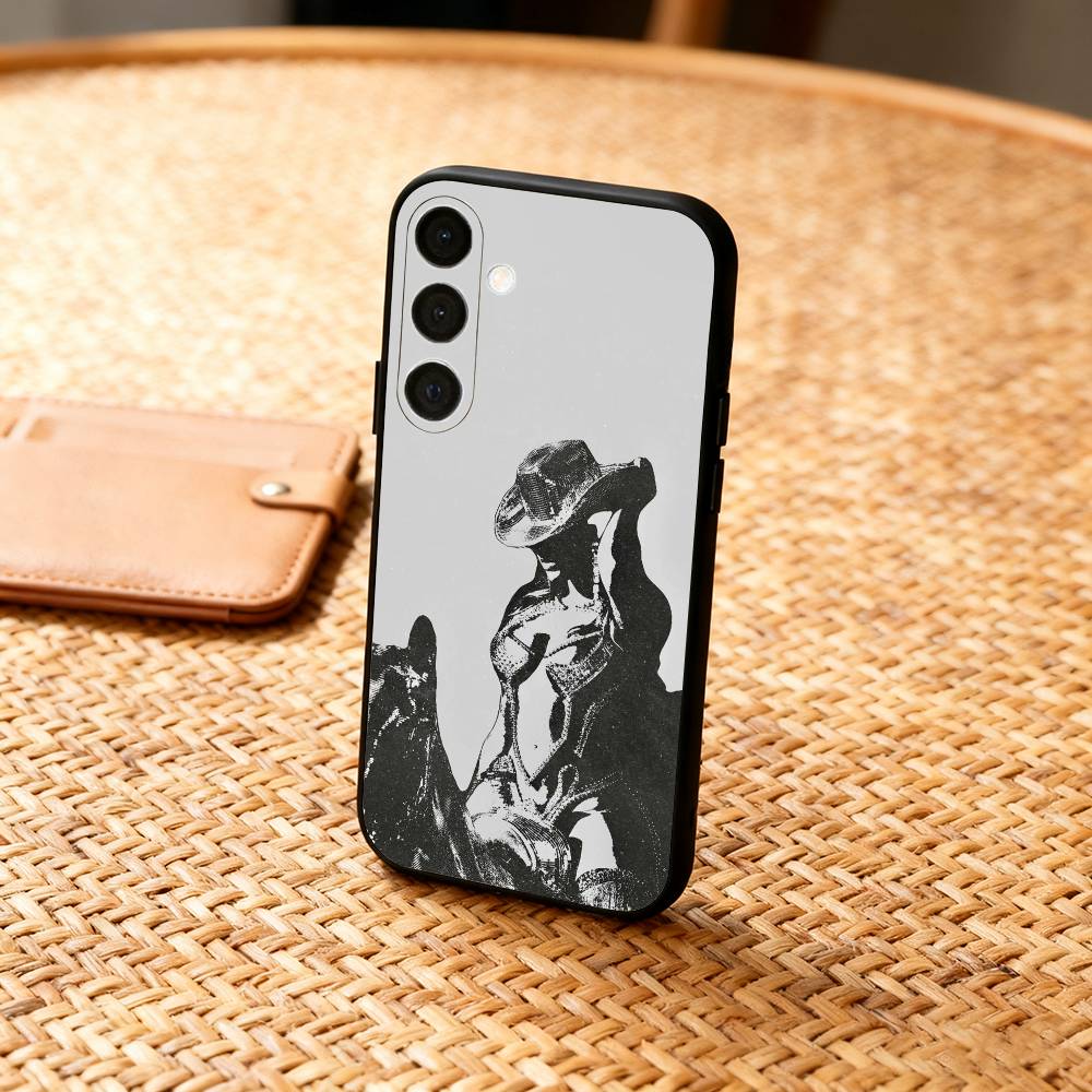 

F-Elegant Female K-Knight Phone Case For Samsung A73,A21s,A22,A31,A32,A52,A53,A71,A80,Soft Black Shell Samsung a21