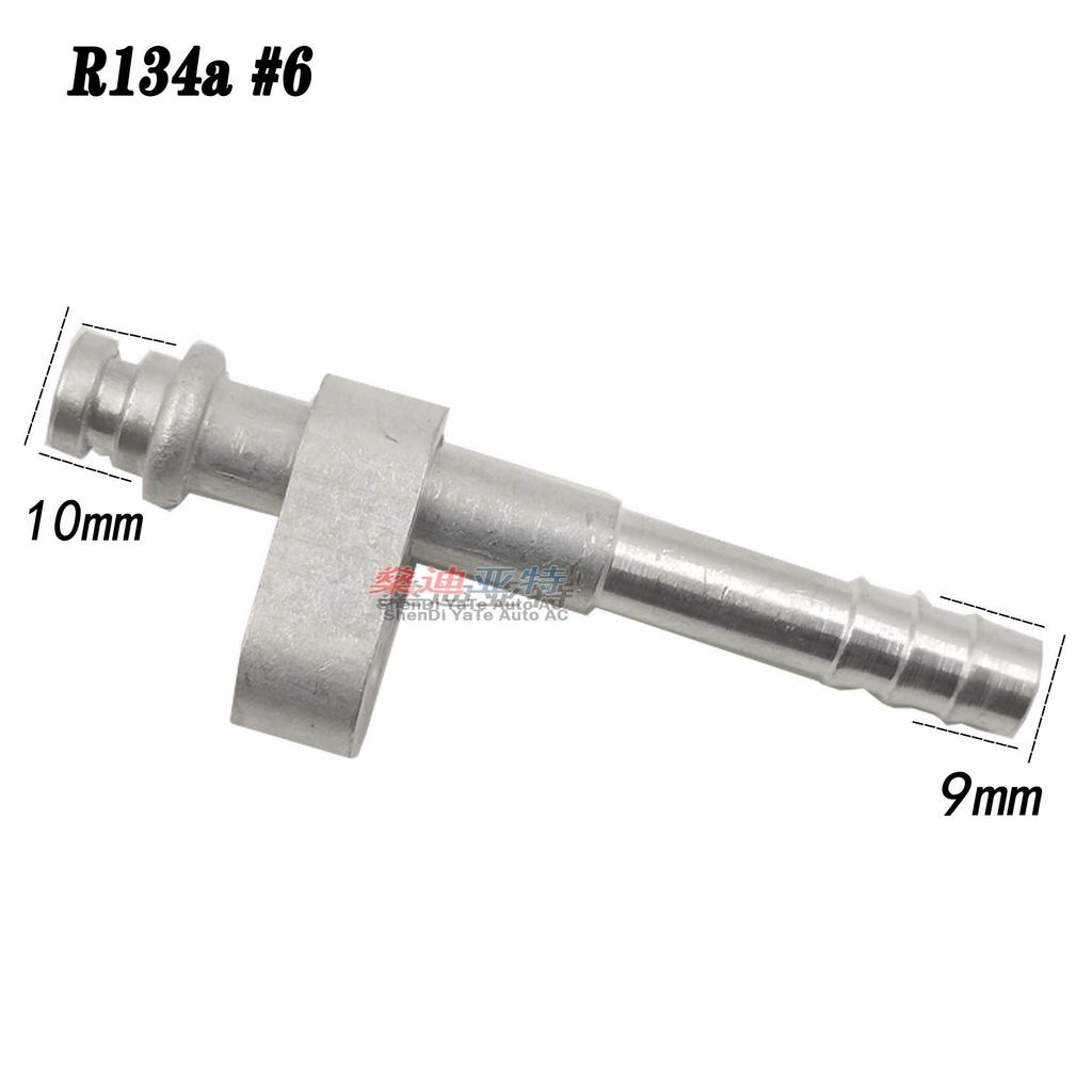 (15PCS)R134 Automotive Air Conditioning Piping Aluminum Joint Kit Condenser Radiator Drying Bottle Active Plate Header Connector