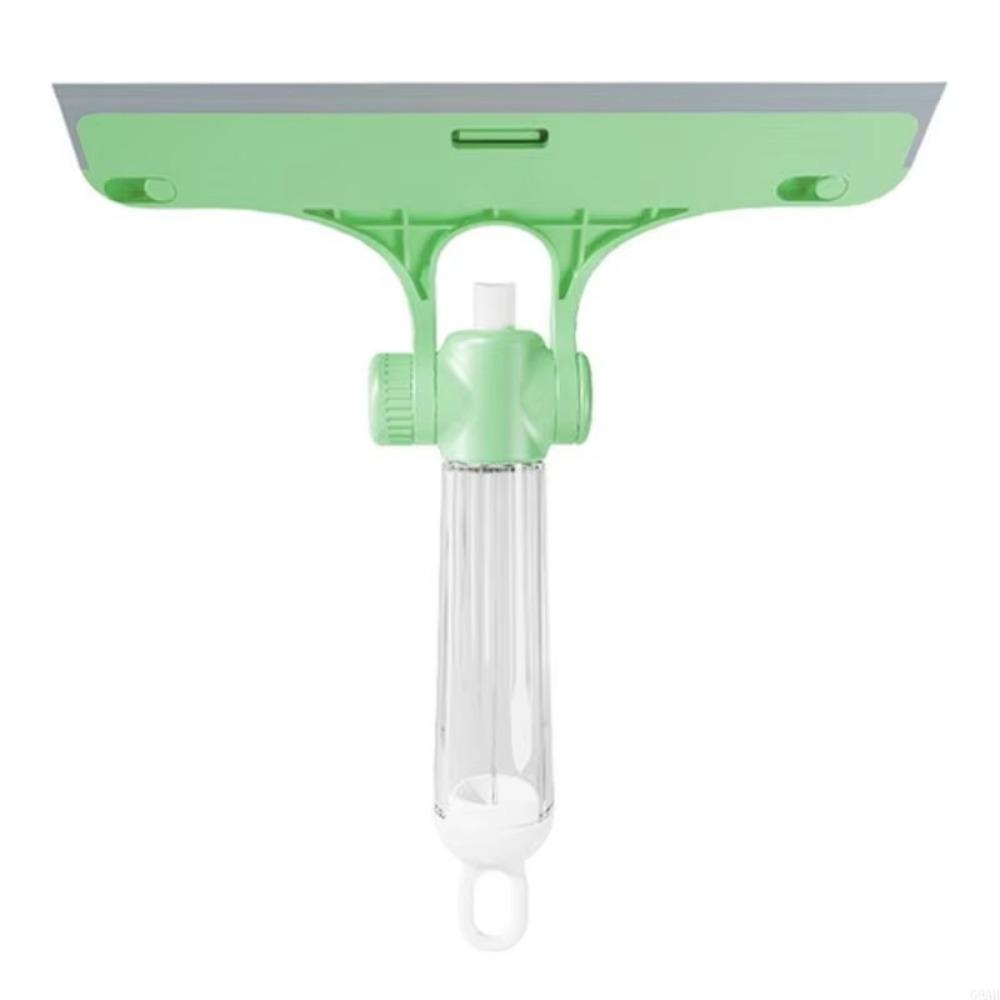 

Spray Bottle Window Cleaning Wiper 4 in 1 Shower Squeegee Brush Glass Cleaner Brush Clean Supplies зелёный