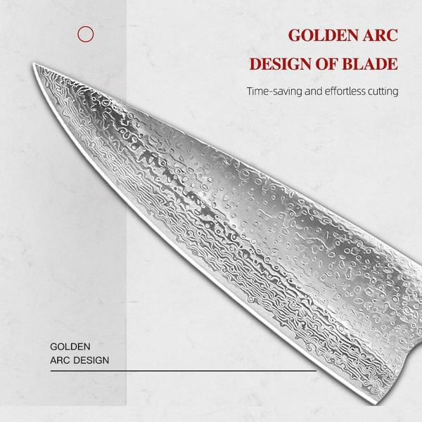 Butcher Knives Chef Knife VG10 Damascus Steel Kitchen Chef Knives Utility Cooking Tools