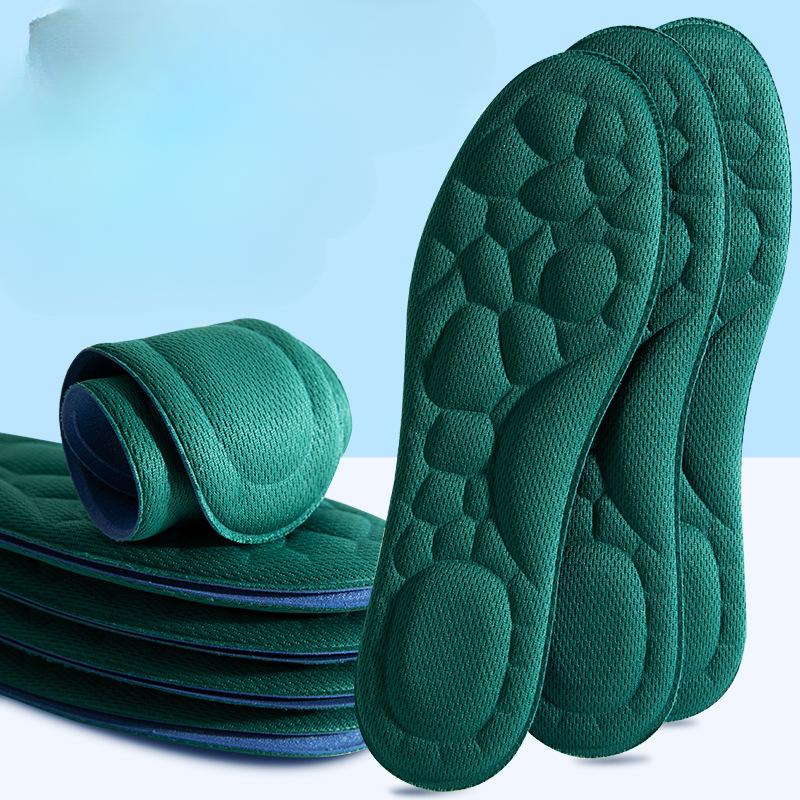 1/3pairs Women and Men Soft Insole Massage Memory Foam Insoles Sports Insoles