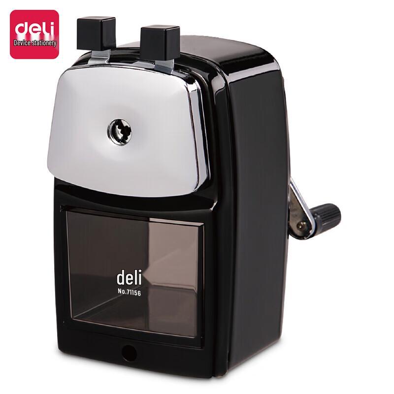 Deli 71156 Adjustable Metal Pencil Sharpener чёрный