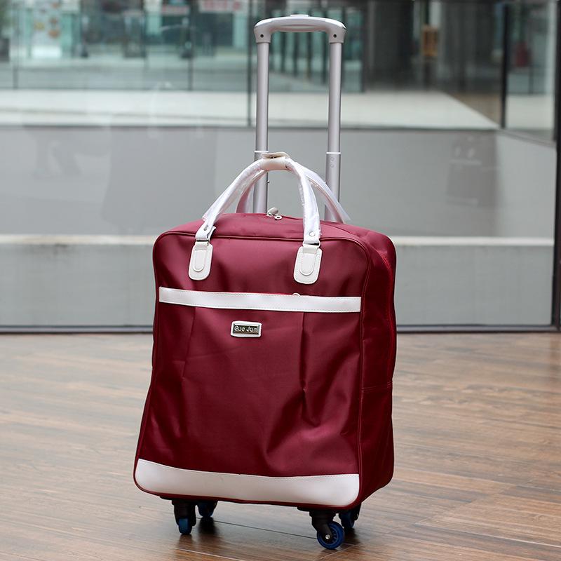 Leichte Damen-Handgepäck-Trolleytasche im koreanischen Stil