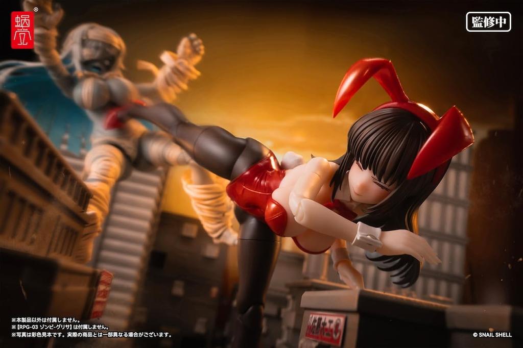 Snail Shell (Snail Shell) Fantasy JK Series JK-01 Bunny Girl Rena 112 Scale Approx. 156mm PVC & ABS & POM & Magnet Painted Complete Action Figure
