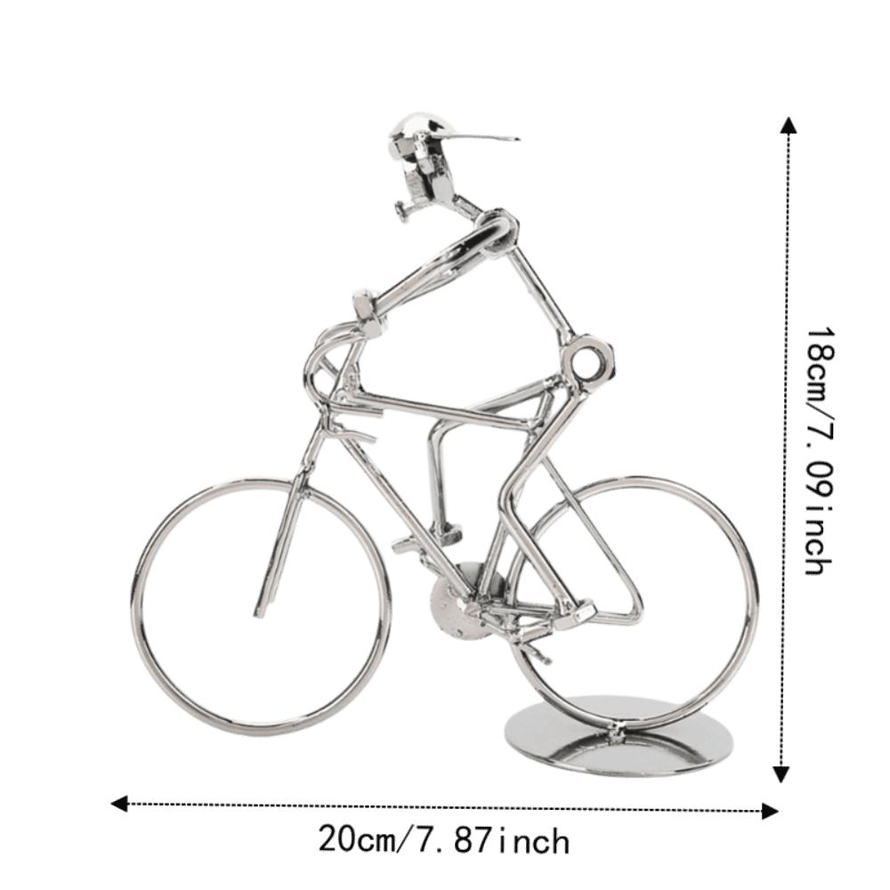 Metal Construction Metal Bicycle Model Art Sculpture Home Decor Ornaments For Bedroom Decor