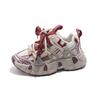 Ankela red children's shoes 2025 spring and autumn new baby trendy brand girls sports shoes boys casual dad shoes