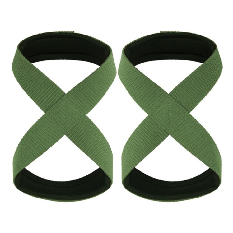 Padded Figure 8 Strap Heavy Duty Support Strap Strong Weightlifting Wrist Strap Exercise Equipment Accessories