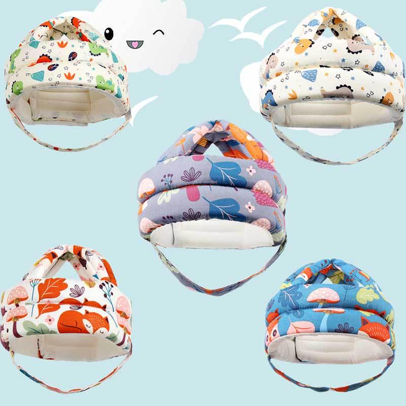 Adjustable Anti-Collision Hat for Kids Learning To Walk – Protective Baby Crib Safety Headgear