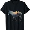 Esel Tierkunst Porträt Wildtiere Natur Esel Liebhaber T-Shirt