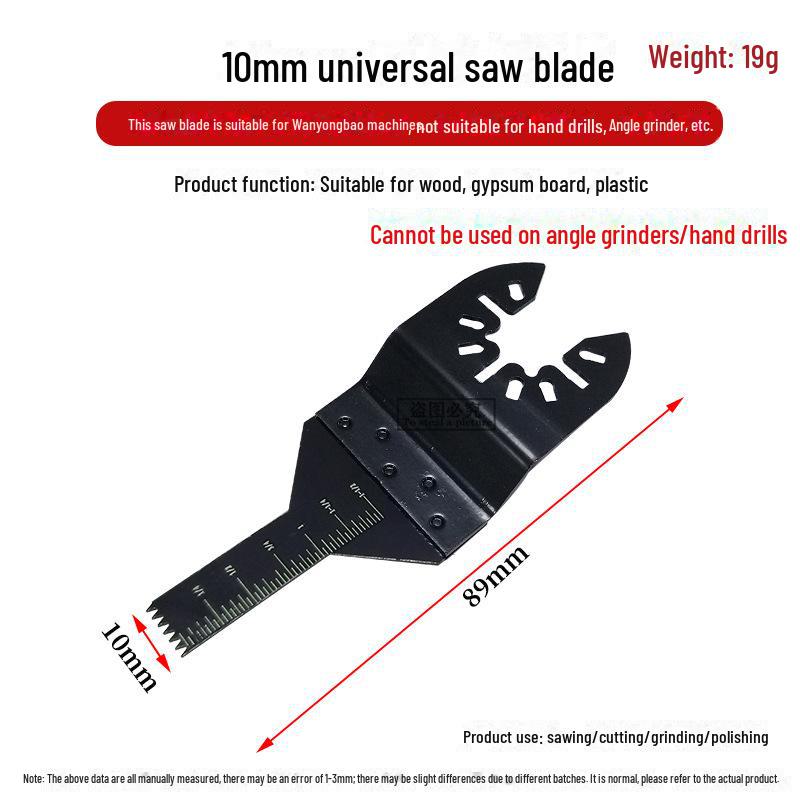 34mm High Carbon Steel Straight Saw Blade with Quick-Install Feature, Multi-Purpose Swing Saw Accessories.