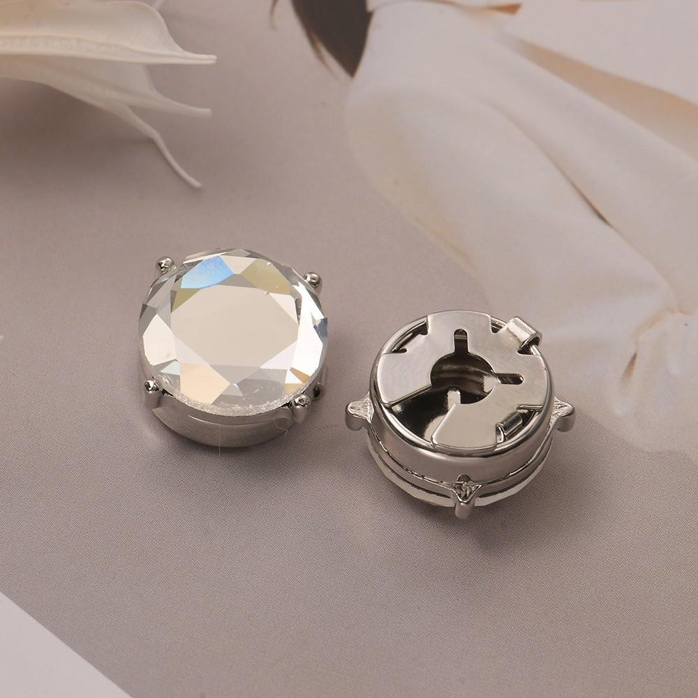 Elegant Flower Sleeve Button Brass Base Button Cover Clip Heart Shape Cufflinks  Suit Accessories