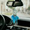 Handmade Dream Catcher Car Pendant Delicate Tassel Exquisite Interior Wind Chimes Decoration Hand Knitting with Feather