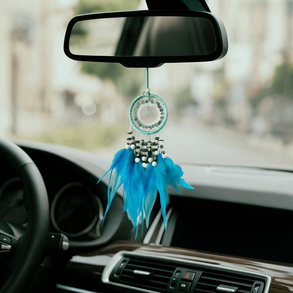 Handmade Dream Catcher Car Pendant Delicate Tassel Feather Dream Catcher Mirror Decoration