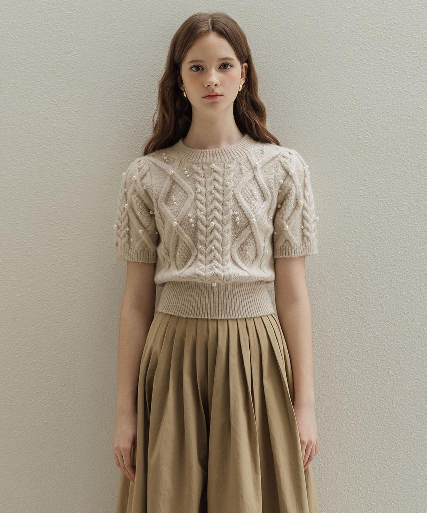 LAUTREDE MIN Pearl Beige Knit