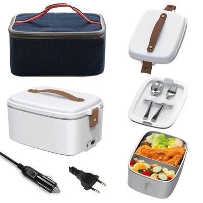 Tragbarer Lunchbox-Heizer, 1,8L Edelstahl 304, 70W für Auto LKW Bürogebrauch
