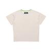 We11done Monster Ink Wash Little Monster Pattern Round Neck High Street Short Sleeve T-Shirt Unisex T-Shirt Off-White WD-TT0-21-510-U-GR