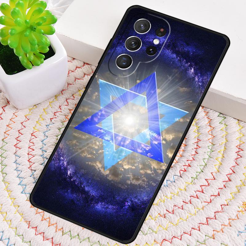 David Jewish Star Symbol Phone Case for Samsung Galaxy note 10 pro S26 Ultra S23 S24 FE S25 S21 S22 PLUS shockproof Cove