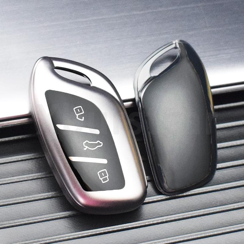 Soft Transparent Tpu Car Remote Key Case Shell Fob Cover For Roewe Rx8 Rx5 Rx3 I6 I5 For Mg Zs Hs 5 6 Ezs Keyless Accessories