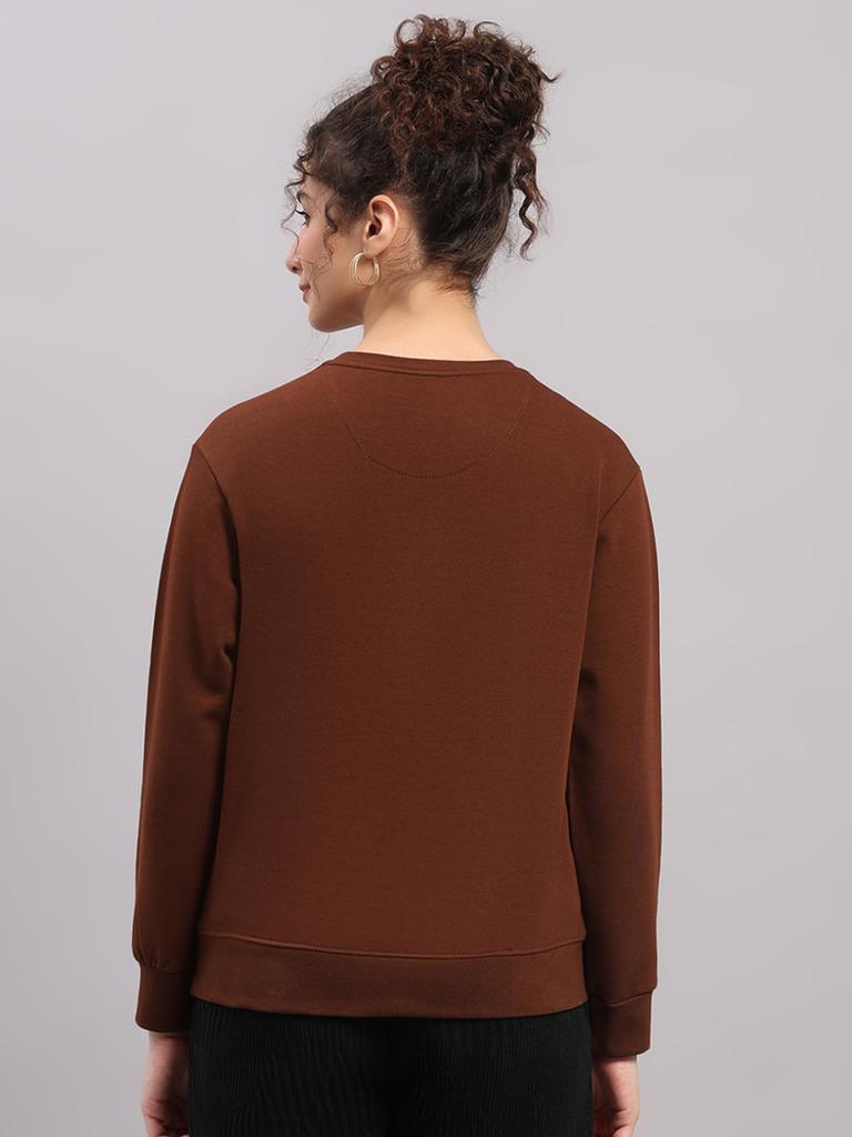 MONTE CARLO Women Round Neck Full Sleeve Sweatshirt