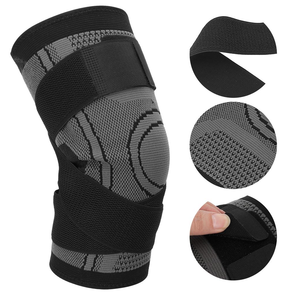 Sports Knee Pads Prevent Injury Tight Fit Keep Warm Provide Muscle Support Knee Care Pad for Running Tennis