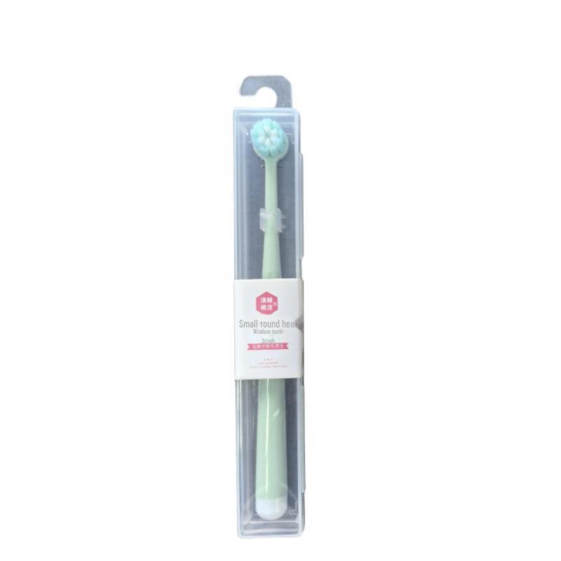 Soft Bristle Small Round Head Toothbrush for Sensitive Teeth