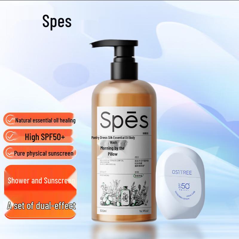 

Гель для душа со специями Spes 500ml + 45g SPF50+ Sunscreen