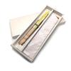 [Hanakanzashi] Women's Folding Fan Set with Fan Pouch - Stylish and Cute Business Fan with Gift Box (Yellow)