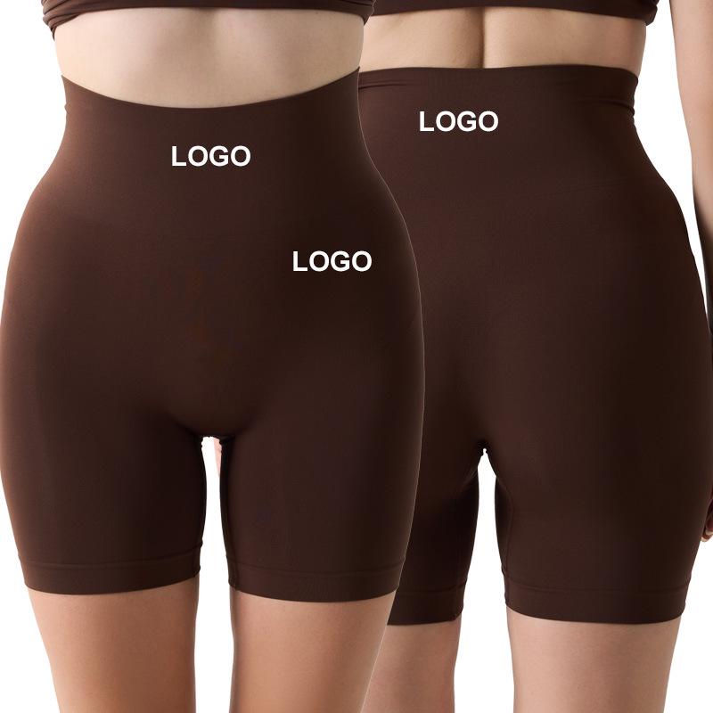 Nude Yoga Mid-Shorts mit extra hohem Bund, nahtlosem, weichem und glattem Tragegefühl