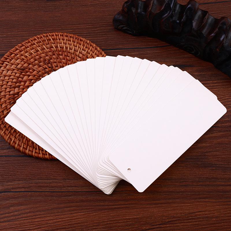 Creative DIY Bookmark Kit: Blank Cards with Embossed Dried Flowers and Leaves