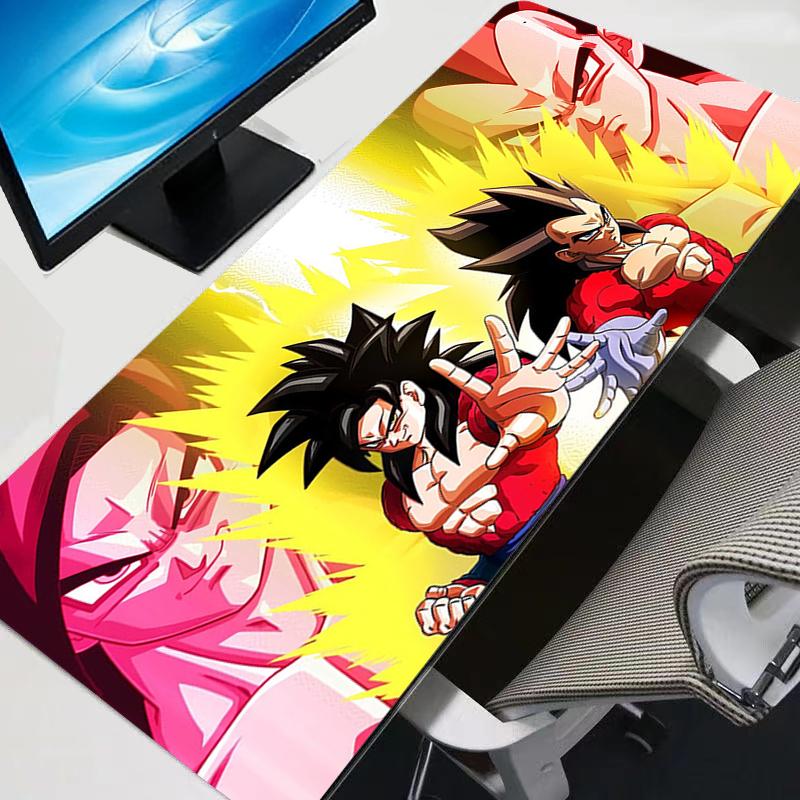 Mouse Pad Dragon Balls Vegeta Goku Anime Gaming Accessories Notbook Computer Speed Mini Pc rug Gamer Keyboard Desk Mat Mousepad