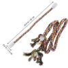 2Pcs Parrot Cotton Rope Standing Station Safe Eco-Friendly Climbing Perch Bird Supplies Balance Coordination Exercise