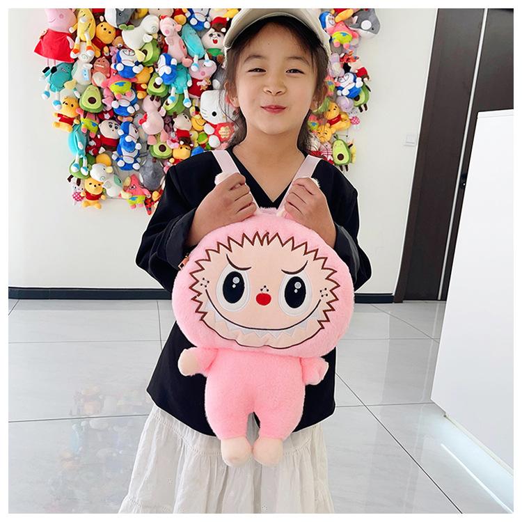 New Japanese Plush Two-dimensional Pain Bag Cute Pull Cloth Large Appetite Plush Pain Bag Shoulder Bag CLE