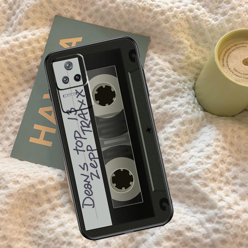 Retro Cassette Tape Case For Xiaomi 14T 11T 12T 13T Pro 13 14 15 Ultra POCO X7 Pro X3 X5 X6 M6 F5 F6 Pro Cover
