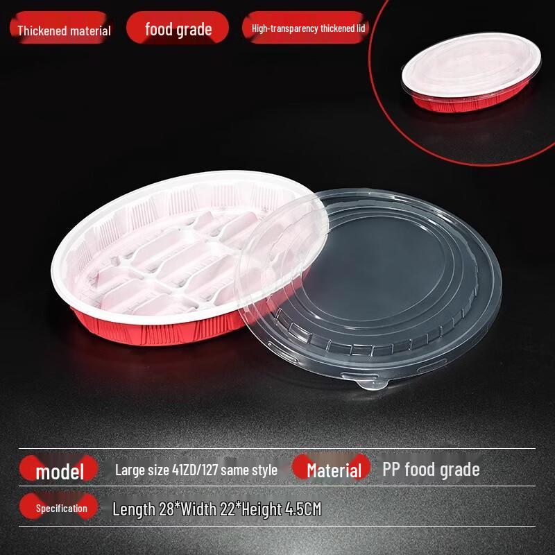 Round Plastic Disposable Dumpling Box