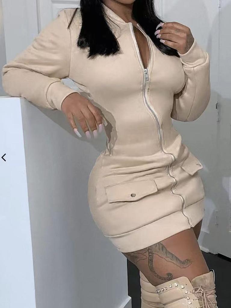 Sexy Bodycon Long Sleeve Dress for Women