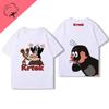 The Mole Story Krtek Vintage Cartoon Anime Shirt Short Sleev Unisex Women Cotton Round Neck Casual Loose Funny Tshirt Kid Fashion